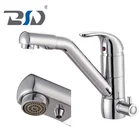 Faucet Design High Quality Russian Market Brass Dual Flow Copper Spout Filter Pure Water 3 Way Drinking Kitchen