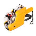 Sticker Gun Price Labeller Gun Portable MX-6600 2 Lines Label Sticker Price Labeler Gun