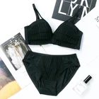 2019 New Hot Sale Elegant Eyelash Lace Women's Underwear Set Sexy Bra And Panties