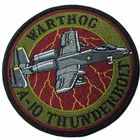 embroidery A-10 thunderbolt type iron on patch