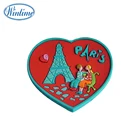 Paris soft 3d city design custom fridge magnet