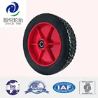 8 inch plastic wheel and tire with bearing for golf trolley