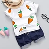 Melario Children'S Clothing Baby Boys Girls Summer Clothes Cotton Set Printed Fruit Sports Suit For A Boy T-Shirt + Shorts