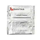 Soft cheap fast food kfc restaurant hand wet wipes tissue
