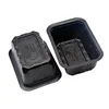 Disposable plastic PP black frozen microwave takeaway food container