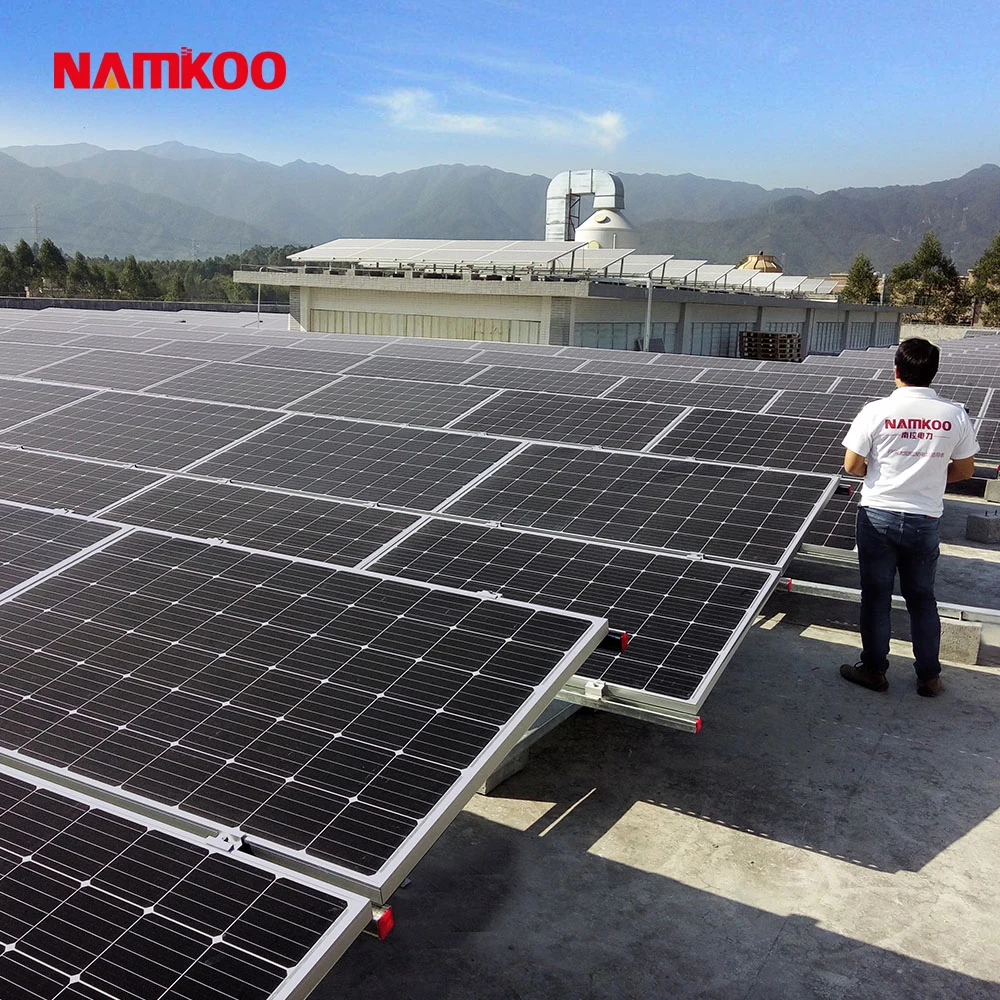 حزمة كاملة الطاقة المتجددة 5kw الهجين نظام لوحات شمسية المنزل مع شاحن بطارية