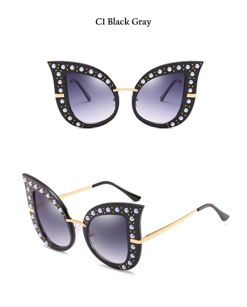 Rimless Cat Eye Sunglasses (9)