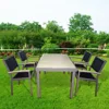 5PCS Metal patio outdoor garden dining table