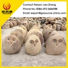 stone carving owl outdoor garden decor