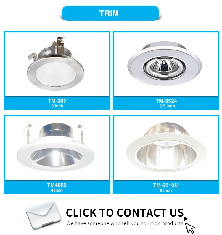 recessed down light