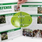 Paper Paperboard Color Flyers High Quality Color Printing Folded Flyer Saddle Stitching Brochure Custom