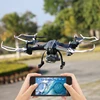 Plastic Drone with hd Camera,2.4GHz Radio Control Toys Unmanned Aircraft Remote Control Helicopter/Quadcopter