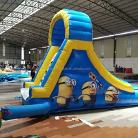 Funny Kids Minions Inflatable Pool Slide