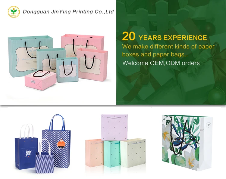 wholesale custom logo printed promotional gift paper bags
