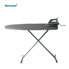 Honeyson hotel steam iron folding ironing board set with storage
