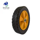 solid rubber wheel tire 10x1.75 with bearing for lawnmower