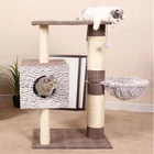 Petstar China Professional Manufacture Fashional Cat Tree With Strong Construction Cat Pet Toy Frame Climbing Scratching