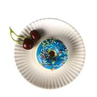 Dishes Plates Melamine Plastic Plate Paper Look Birthday Party Use Plastic Melamine Cake Dishes/cake Plate