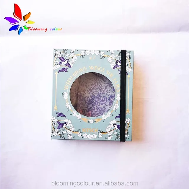 hot popular customized luxury silk scarf gift packaging box with