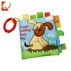 Education Toy Dog Story Fabric Soft Baby Cloth Book