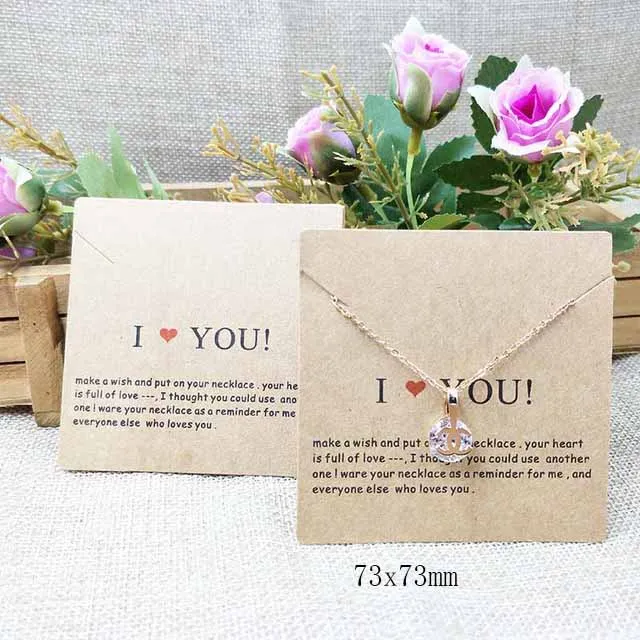 2018-New-White-Kraft-HandMade-Jewerly-Tag-Necklace-Card-Earring-Card-I-Love-You-Display-Jewelry