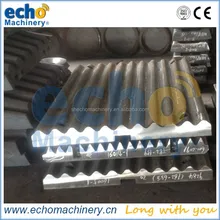 KPI&JCI 2640 jaw crusher casting spare parts jaw liner with high manganese steel