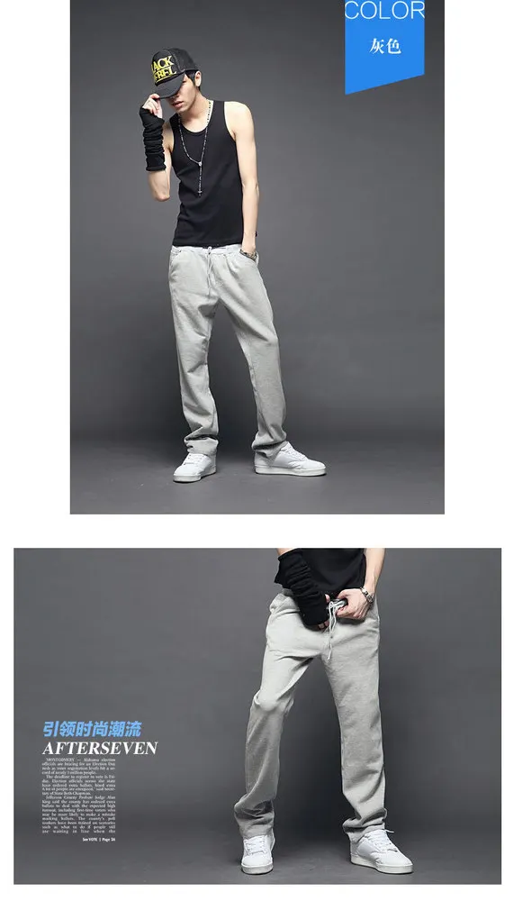 Sell crazy male guardian pants new spring men's casual pants pants men straight male guardian pants men's casual pants