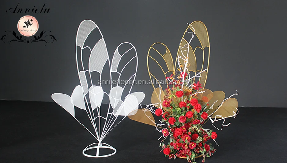 ANNIELU wedding decoration butterfly flower design center piece show wedding stand flower stand