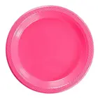 Wholesale 6 7 8 9 10 Inch Vibrant Solid Colors Disposable Plastic Party Plate for Wedding Party Birthday Dinner