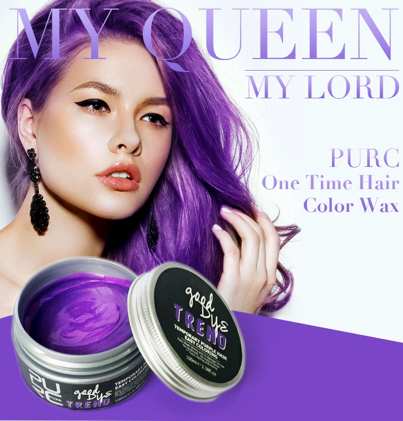 Hair Wax Hair Color Cream Disposable 7 Colors Oem Odm Private