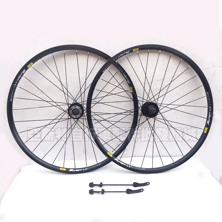 26-inch mountain bike wheels double-spoke aluminum rims + ANTAI 319 rotating hub 32 holes iron