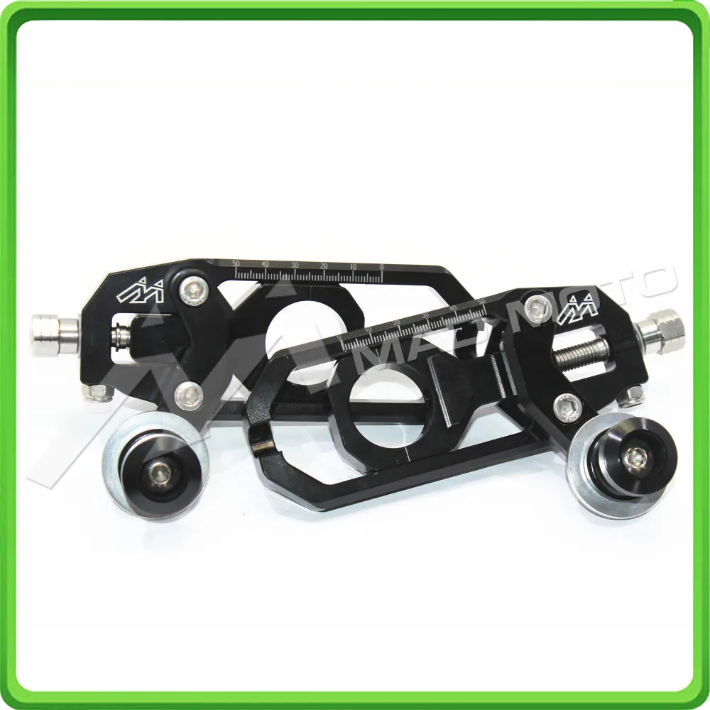 Motorcycle Chain Tensioner Adjuster with spool kit for Yamaha FZ1 2006 2007 2008 2009 2010 2011 2012 2013 2014 2015 Black (5)
