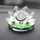 Home decor GLASS-clock08 Creative home kitchen Originality glass craft clock