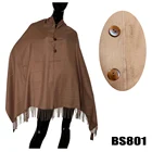 Shawls Button Shawl 2019 New 25colors Button Holes Magic Cashmere Scarf Wood Button Shawls
