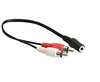 3.5mm stereo female to 2 rca male 3.5mm stereo cable 2 rca 3.5mm male to female stereo av cable