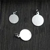 wholesale flat round charms 925 sterling silver