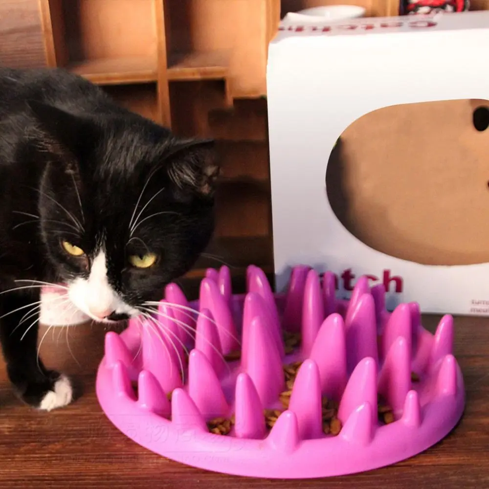 Jungle Reduce Weight Pet Feed Interactive Slow Feeder Dish Pet Bowls