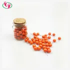 For Home School and Office Cork Bulletin Board Orange Color Plastic Round Head Stainless Needle Push Pins