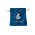 New promotion custom wedding velvet gift packing small jewelry pouch