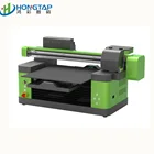 2019 new product 12 colors inkjet A1 6090 uv flatbed printer with 2pcs XP600 printhead