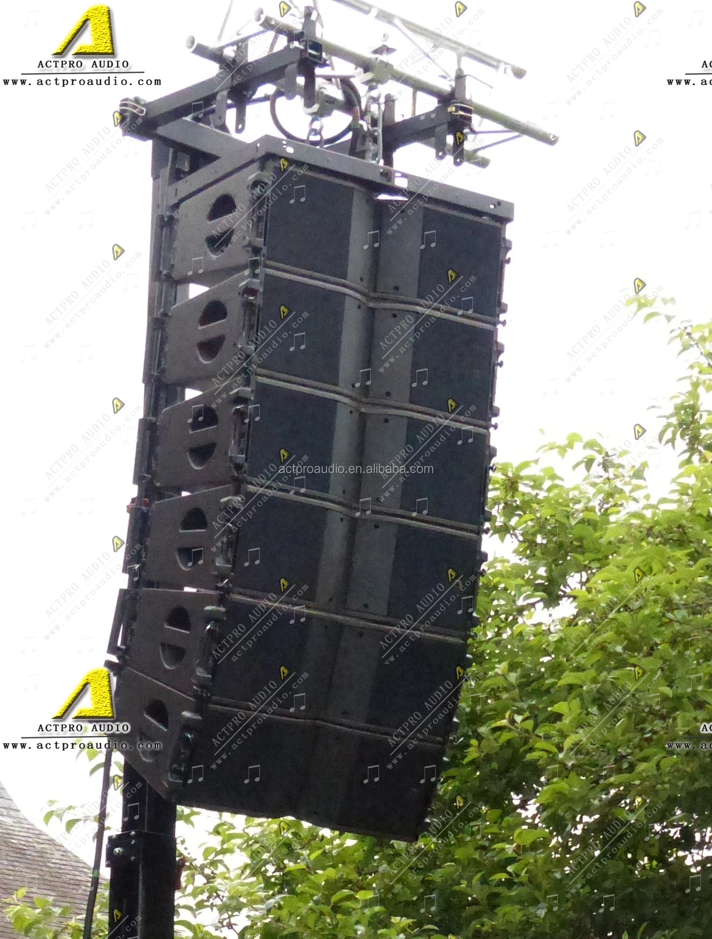 Professional LA line array speaker Kara line array speaker double 8 inch line speaker - ANKUX.COM
