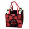 Spout Ice Travel Reusable Custom Tote Paper Non Woven Cooler Wholesale Felt Red Neoprene Wine Bag