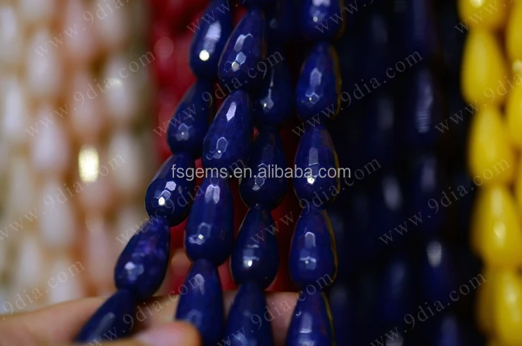 Hot Sale Wholesale Dyed Jade Stone Beads Jade Bead