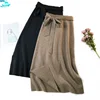 HFS1732B Autumn And Winter Women Clothing Fashion Ladies Long Slit A Line Skirts