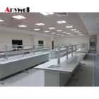 Amywell HPL laboratory furniture lab bench side table and central tabletop
