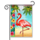 Custom Made Sublimation Polyester Waterproof Seasonal Outdoor Decorative Garden Flag Set