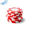 Metal/clay Poker Chips For Casino Gaming, Custom Casino Gamble Card Game Metal Clip