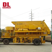 DUOLING SMALL STONE PORTABLE WHEELED TIRE MOBILE CRUSHERS PRICE