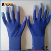 BSSAFETY 13G Knitted Nylon PVC dotted PU coated Gloves work safety gloves en388