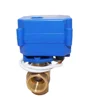 Eco-friendly CWX-15N dn15 dn20 12v three way brass vertical float valve with electric actuator